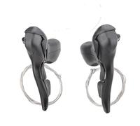 Generico Compatibile for Micro Bici Da Strada Comandi 3x7 3x8 3x9 3x10 3X11 Velocità Leva del Freno Della Bicicletta 2x7 2x8 2x9 2x10 Deragliatore(2x9 Speed SL)