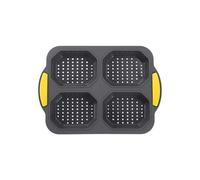 Generico Compatibile for stampi da forno ristorante panini stampo in silicone pieghevole riutilizzabile teglia for pane resistenza al calore accessori for utensili cucina