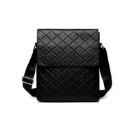 Generico Compatible For Men's Messenger Bag Business Square Versatile Shoulder Crossbody Handbag(Black)