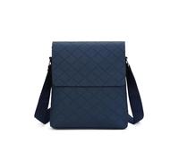 Generico Compatible For Men's Messenger Bag Business Square Versatile Shoulder Crossbody Handbag(Blue)