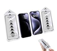Generico Compatible with Iphone 17 Pro Tempered Glass Screen Protector, Invisible Screen Protector, Fingerprint-Proof Dust Free Without Bubbles, for Iphone 15 16 14 Pro Max (Privacy+hd,for 17Air)
