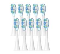 Generico Compatible with Mjia Soundwave Sweeping Electric Toothbrush Pro Electric Toothbrush Head Mes609/610(10Pcs)