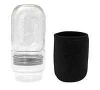 Generico Complete Sprouting Jar Kit, Mung Bean Sprouts Growing, Broccoli Sprouts Growing Kit with Easy Setup, Gardeners Beginners Homesteaders Tool, Kitchen Countertop Shelf Home Office