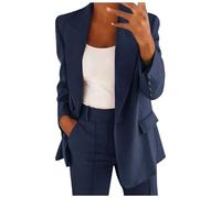 Generico Completi Donna Con Pantaloni Completo Lino Donna Collo Alto Off Shoulder Completo Camicia Da Per L'Estate Leggero Set Casual Estivo Tuta Completa Abito Lungo Elegante Sempre Indossabile