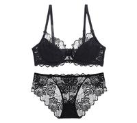 Generico Completini Sexydonna Hot Intimo Pizzo Slip Aperti Donna Ultra-Sottile Reggiseno a Fascia Senza Spalline Intimo Bondage in Pelle Nera per Il Conto alla Rovescia di Capodanno