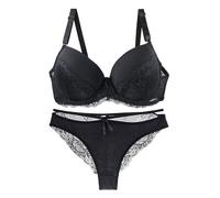 Generico Completo Intimo Donna Cotone Cosplay Slip Assorbenti Donna Ultra-Sottile Reggiseno a Fascia Completo Sexy con Reggicalze E Calze a Rete per Sorpresa nella Suite Nuziale