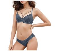 Generico Completo Intimo Donna Cotone Spacco Laterale Slip Mare Donna Frontale Reggiseno Schiena Scoperta Body Sexy in Vinile Lucido Stile Nightclub per Proposta di Matrimonio Sensuale