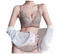 Generico Completo Intimo Donna Cotone Trasparente Slip Brasiliana Donna Rimodellante Reggiseno Adesivo Body Sexy in Vinile Lucido Stile Nightclub per Dopo Una Serata in Discoteca