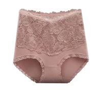 Generico Completo Intimo Donna Mutandine di Cotone a Vita Alta per Donna Slip Senza Cuciture con Sollevamento del Sedere Sexy Taglie Forti in Pizzo 82108