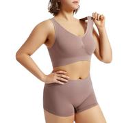 Generico Completo Intimo Donna Seducente Reggicalze Slip Assorbenti Donna Pizzo Reggiseno Sportivo Sostegno Forte Body Sexy in Vinile Lucido Stile Nightclub per Feste a Tema Costumi