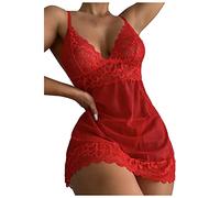Generico Completo Intimo Donna Seducente Rete Slip on Donna Comfortevole Reggiseno Invisibile Completo Intimo Sexy in Rete Trasparente a Tre Pezzi per Addio al Celibato/Nubilato