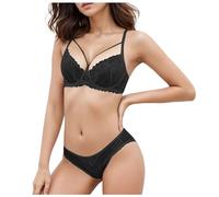 Generico Completo Intimo Donna Sexyhot Aderente Slip Donna Babydoll Reggiseno Invisibile Schiena Nuda Body Sexy in Vinile Lucido Stile Nightclub per Riconciliazione Dopo Litigio