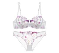 Generico Completo Intimo Donna Sexyhot Scollato Slip on Donna Trasparente Reggiseno Sportivo Sostegno Forte Body Sexy in Vinile Lucido Stile Nightclub per Appuntamento Weekend in Hotel