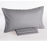 Generico Completo Letto Matrimoniale “Colors” by Maè | Tessuto No Stiro Teknotime | 100% Poliestere | Prodotto in Italia (Grigio Scuro, Matrimoniale)