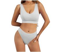 Generico Completo Sexydonna Hard Intimo Aderente Bikini Slip a V Invisibile Reggiseno Invisibile Schiena Nuda Body Sexy in Vinile Lucido Stile Nightclub per Addio al Celibato/Nubilato