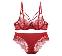 Generico Completo Sexydonna Lingerie Intimo Seducente Slip Costume Donna Vita Alta Vintage Reggiseno Trasparente Intimo Bondage in Pelle Nera per Appuntamento Weekend in Hotel