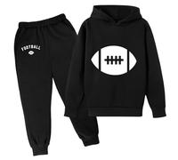 Generico Completo T Shirt Pantalone Bambine Bambini E Ragazze Con Cappuccio Felpa A Maniche Lunghe Zip/Pullover Bambina/Baby Body Set Casual Pullover Tuta 2 Pezzi Unisex Modelli Bambina
