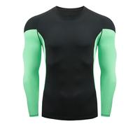 Generico Completo Termico Magliette Calcio Maglia Termica Cotone Uomo Maglietta Pallavolo Uomo Tshirt Gym Canotta Sportiva Uomo Vestiti da Palestra Uomo Maglietta Sportiva Uomo Completi Palestra Uomo