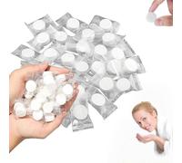 Generico Compresse di Asciugamani Compressi, Salviette Monouso Portatili Assorbenti per Il Viso, Salviette Riutilizzabili in Cotone per Il Viso da Viaggio, per Hotel, Campeggio E Zaino in Spalla,100