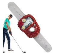 Generico Compteur Manuel Écran HD avec Miniteur Intégré | Clicker De Doigt Numérique Compact En ABS Longueur 10,8cm | Outil De Pointage Floral pour Tricot Golf Baseball Natation