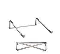 Generico Computer Stand, Aluminum Notebook Computer Holder, Sturdy Foldable Portable Ergonomic Non-slip Laptop Riser Holder Mount For Travel