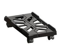 Generico Computer Stand, Pc Tower Riser, Desktop Host Bracket, Adjustable Width, Rolling Caster Wheels, Under Desk Home Office Setup, 16.92x7.87-11.02 Inches, Black, 1 Piece