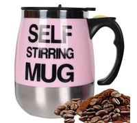 Generico Con Agitazione Automatica - Bicchieri In Acciaio Inossidabile A Batteria Da 400 Ml, Da Caffè Elettrica Con Agitazione Automatica Per Mescolare Caffè, Tè, Cacao, Bevande Proteiche A Casa, U