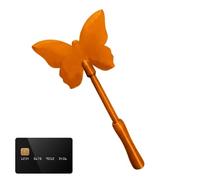 Genérico Con Carta Di Pagamento | Supporto per Carte Di Credito Butterfly - Strumento Senza Contatto 14.57x6.5in Carta Di Credito Stampato In 3D - 110 G B́utterfly Çontactless ayment Ţool per, Orange