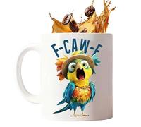 Generico con gallo in ceramica - con motivo animale da 350 ml, impugnatura liscia, bicchieri durevoli per tè e caffè | Regalo creativo per uomini e donne, colleghi, cucina di casa, autunno, autunno