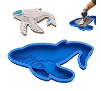 Generico Concrete Molds | Silicone Reusable Sea Theme Mould | Concrete Stepping Stone Molds For Crafts Art Painting DIY Adults Garden Outdoor Patio Yard Home Christmas