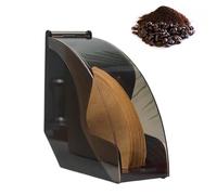 Generico Cone Coffee Filter Holder, Paper Storage Box, Acrylic Organizer, Transparent Design, Dustproof Cover, 100-Piece Capacity, Easy Access, Space Saving, Perfect for Coffee Shop, Home, Countertop