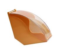 Generico Cone Coffee Filter Holder, Paper Storage Box, Acrylic Organizer, Transparent Design, Dustproof Cover, 100-Piece Capacity, Easy Access, Space Saving, Perfect for Coffee Shop, Home, Countertop