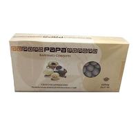 Generico Confetti Papa Cioccogolosi CIOCCOCAPPUCCINO Colore Ecru 1 kg La cremosità del Cioccolato Bianco Si mischia al Gusto Intenso del caffè