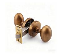 Generico Confezione Da 2 Pomelli For Porte Di Passaggio Senza Chiave, Ferramenta Interna In Acciaio Inossidabile Massiccio For Corridoi, Armadi, Camere Da Letto, Senza Meccanismo Di Blocco(Brown)