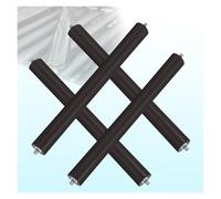 Generico Confezione da 4 rulli trasportatori in Poliuretano - diametri da 2,8", 2,4", 2", 1,4", Assi da 0,31" e 0,5" - Ideali per la Lavorazione del Legno e Le operazioni di Catena di Montaggio