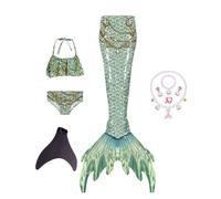 Generico Confezione da 5 Ragazze Cosplay con Viene Fornito con Collana e Altri Accessori Ideale per La Piscina E Il Mare,F-140