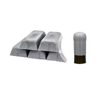 Generico Confezione gommalacca Argento Metallizzato da 500 gr. o ceralacca Morbida per sigillare Bottiglie di Vino, Birra, Grappa, liquori (Argento)