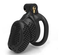 Generico Confortevole e Traspirante Gabbia Alveare Tigre degli Uomini, Due Colori, Due Modelli (42mm/45mm/48mm/52mm) -ITRA94 (Nero, Anelli Piatti)