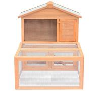 Generico Conigliera all'Aperto per Animali Piccoli in Legno,Marrone,18kg,170346