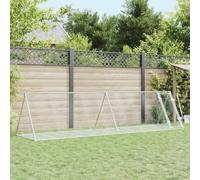 Generico Conigliera Argento 400x105x91 cm in Acciaio Zincato,Argento,15.9kg,3281531