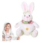 Genérico Coniglietto di peluche morbido e abbracciabile souvenir da collezione - coniglio di peluche bambola farcito - per bambini adolescenti comodino borsa a tracolla zaino borsa a mano