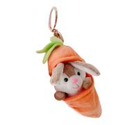 Generico Coniglietto Di Peluche | Portachiavi Peluche Coniglio Carota,Ornamento Charm Morbido A Forma Di Carota Con Pendente Per Ragazze, Ragazzi, Bambini, Piccoli, Amici, Colleghi E Decorazione