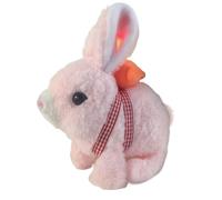Generico Coniglio di Peluche,Cucciolo Realistico Che Cammina E Abbaia - Morbido Peluche Coniglio Imbottito - Per Bambini Regalo Compleanno Gioco Apprendimento Decorazione Casa Camera Da Compagno