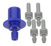 Generico Connettore Adattatore per Misuratore di Pressione Sanguigna, Ricambio Compatibile Sfigmomanometro Elettronico per Bracciale da Braccio, 5 Pezzi, ABS, Blu