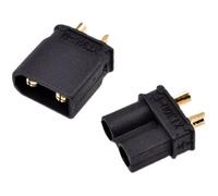 Generico Connettore di Ricarica Maschio/Femmina XT30U M/F DC500V 30A per Batterie Lipo, ESC e Motori per Aeromobili RC Multiasse ad Ala Fissa (5 Coppie)