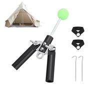 Generico Connettori per della Tenda - Attrezzatura da Campeggio da 16 cm, Angolo Regolabile, Parti Flessibili della Tenda in Acciaio Inossidabile per l'installazione della tettoia Esterna | di RI