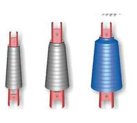 generico Cono Conetto Scaletta Attacco Elastico Canna Roubaisienne Fissa Pesca (Mis. 2,5)