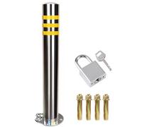 Generico Cono Stradale Resistente con Base appesantita e Lucchetto, delimitatore di Sicurezza da 60 cm per vialetti, Strade, autostrade, parcheggi, dissuasore di Control