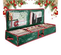 Generico Conservazione Dei Documenti: Organizer Per Avvolgere, Contenitori Per Armadi, Impermeabile Di Grande Capacità | Scatola Porta Carta Da Regalo Natalizia Per Fiocchi, Rotoli, Camera Da, Ar