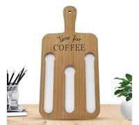 Generico Conservazione delle cialde del caffè, porta cialde del caffè | Supporto per vintage da 14 per montaggio a parete - per bar per hotel, casa, caffetteria, dispensa ed esposizione